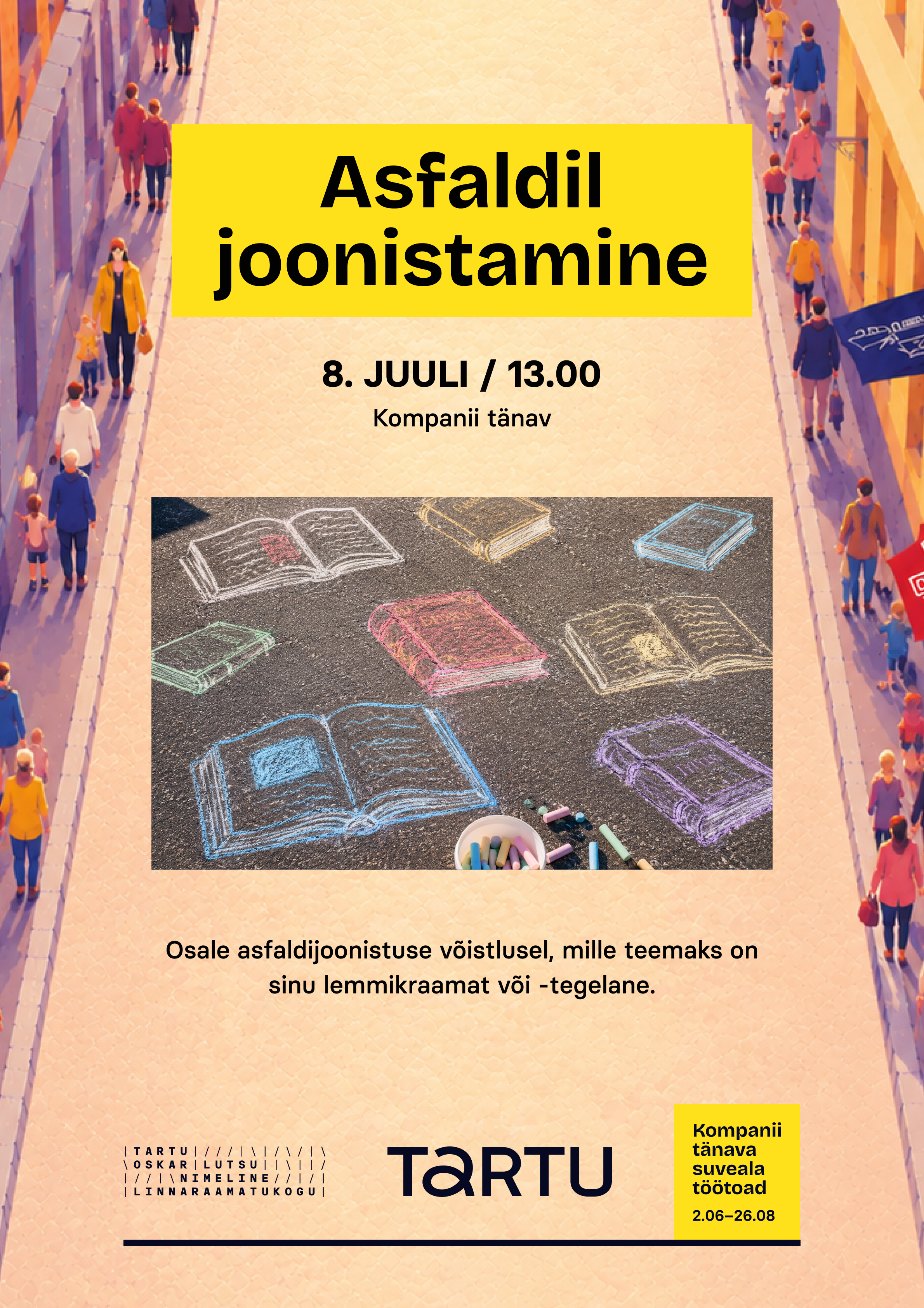 asfaldile joonistamine